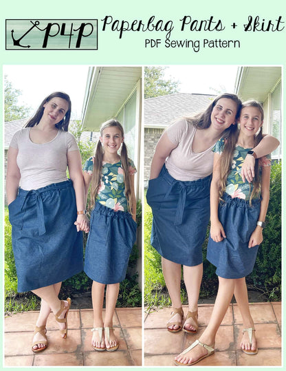 Paperbag Pants & Skirt- Bundle