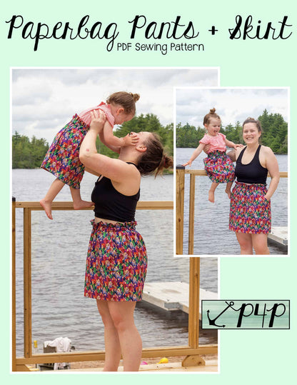 Paperbag Pants & Skirt- Bundle