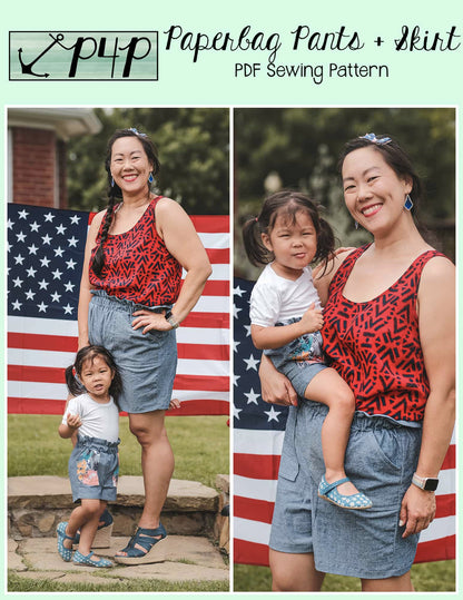 Paperbag Pants & Skirt- Bundle