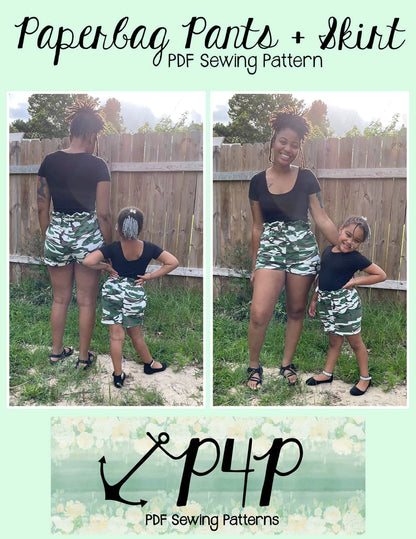 Paperbag Pants & Skirt- Bundle