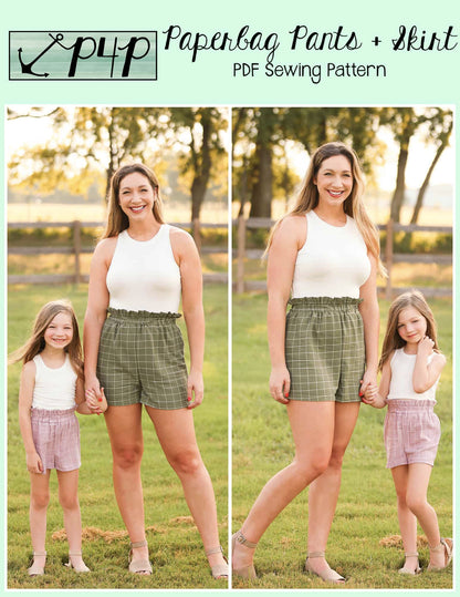 Paperbag Pants & Skirt- Bundle