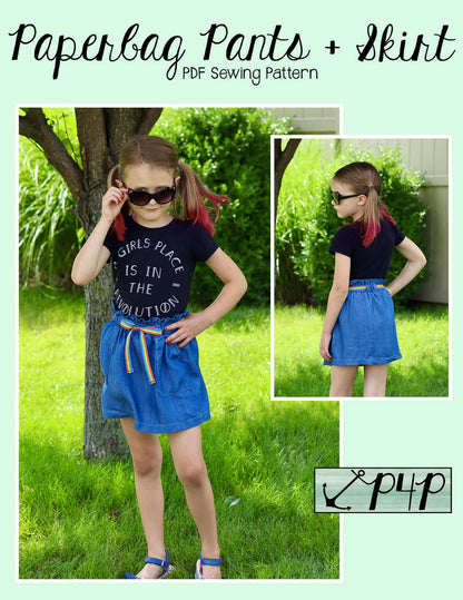 Paperbag Pants & Skirt- Youth