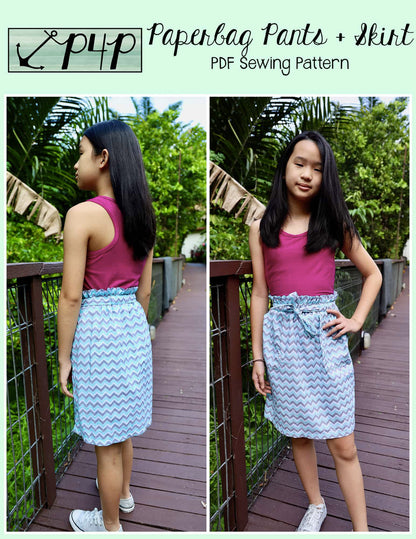 Paperbag Pants & Skirt- Youth