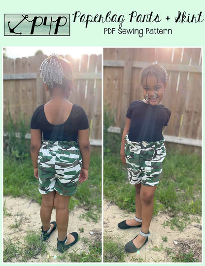 Paperbag Pants & Skirt- Youth
