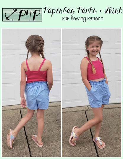 Paperbag Pants & Skirt- Youth