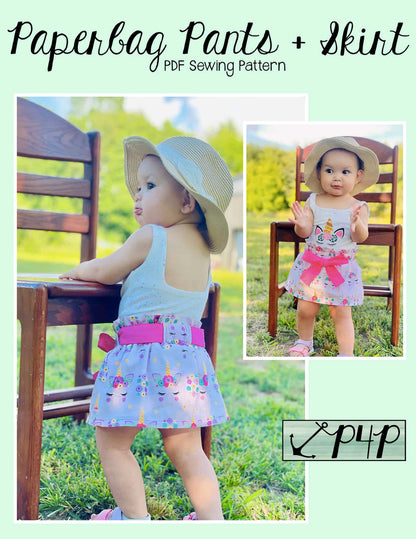 Paperbag Pants & Skirt- Youth