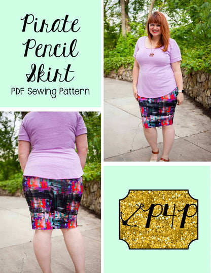 Pirate Pencil Skirt