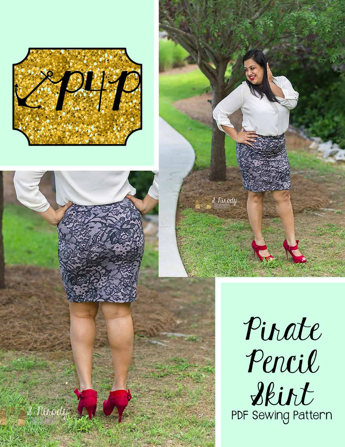 Pirate Pencil Skirt