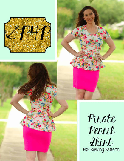 Pirate Pencil Skirt
