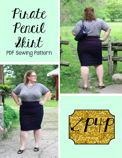 Pirate Pencil Skirt