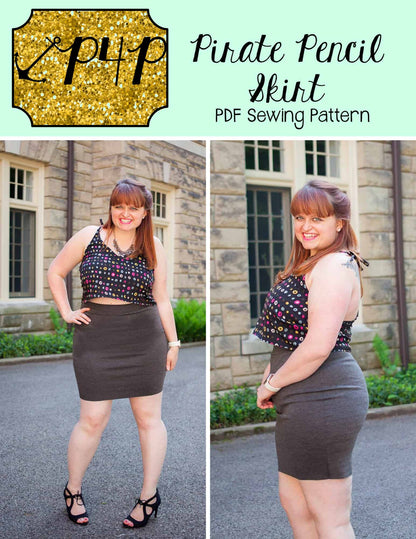 Pirate Pencil Skirt