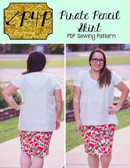 Pirate Pencil Skirt