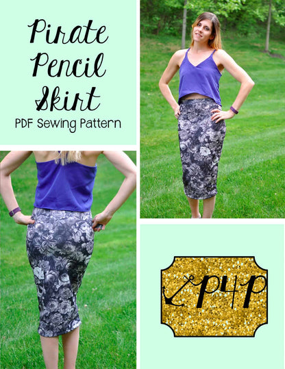 Pirate Pencil Skirt