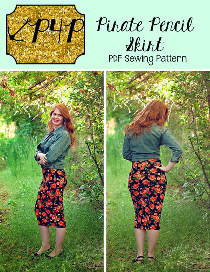 Pirate Pencil Skirt