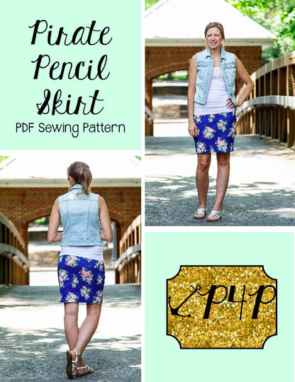 Pirate Pencil Skirt
