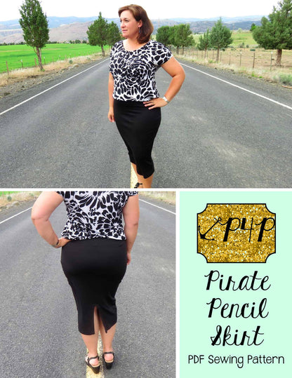 Pirate Pencil Skirt