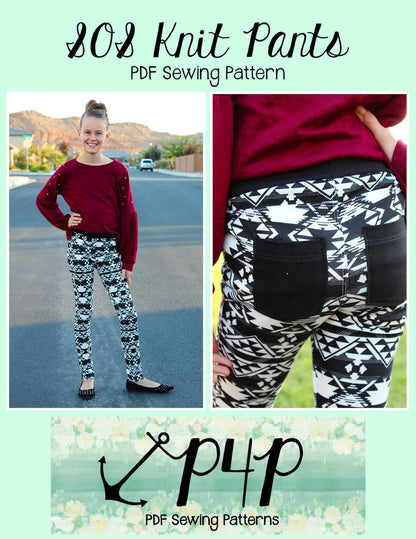 SOS Knit Pants- Youth