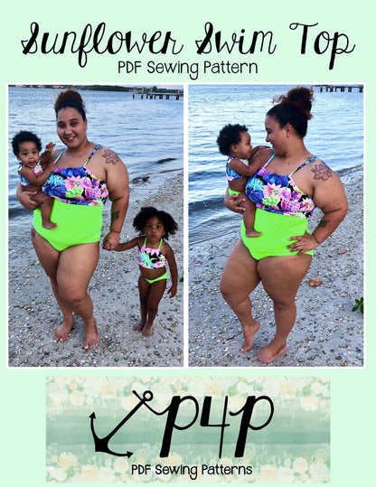 Sunflower Swim Top- Bundle