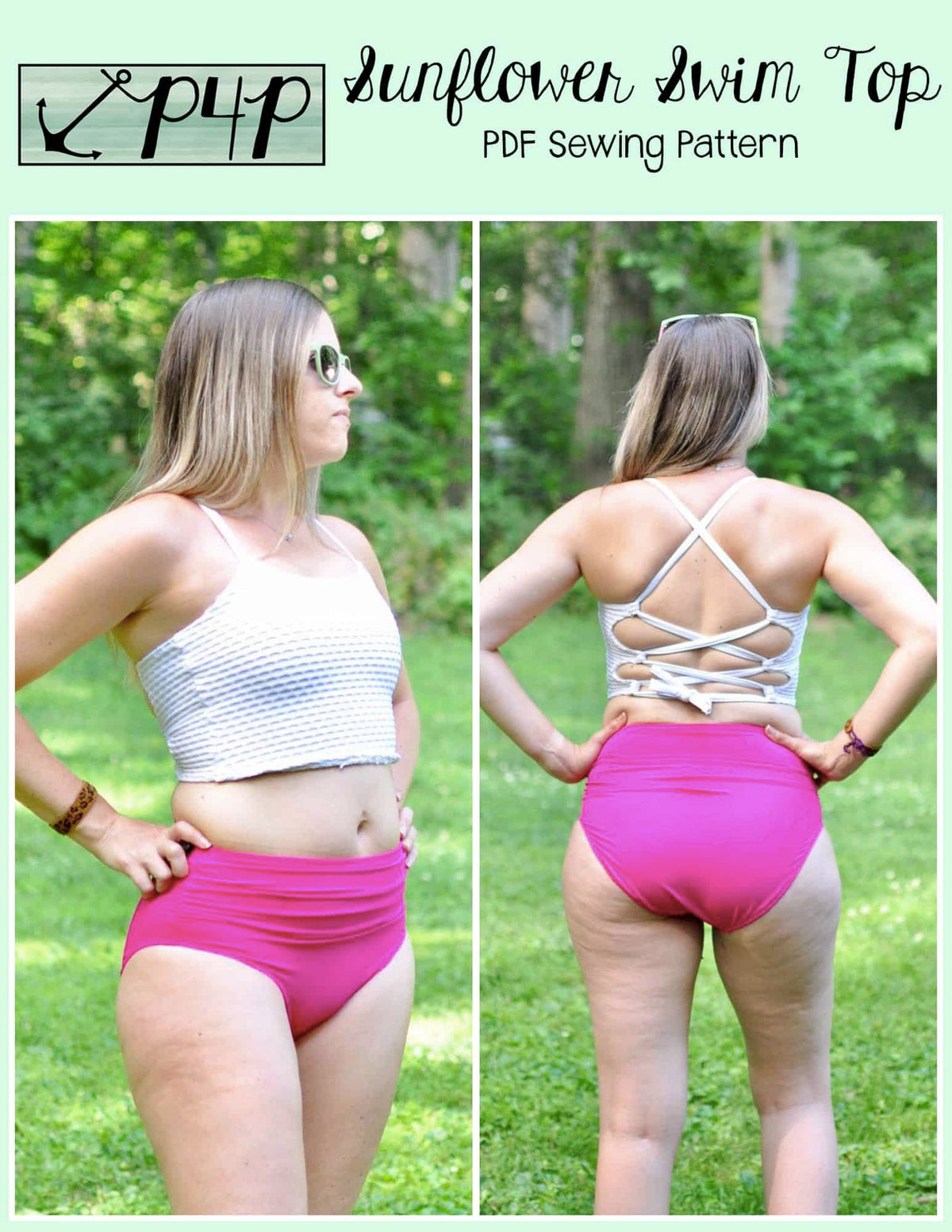 Sunflower Swim Top