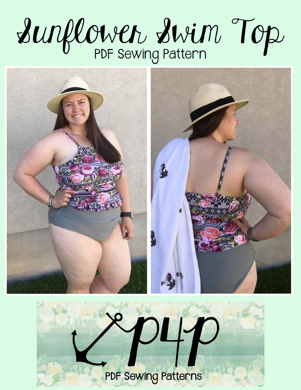Sunflower Swim Top