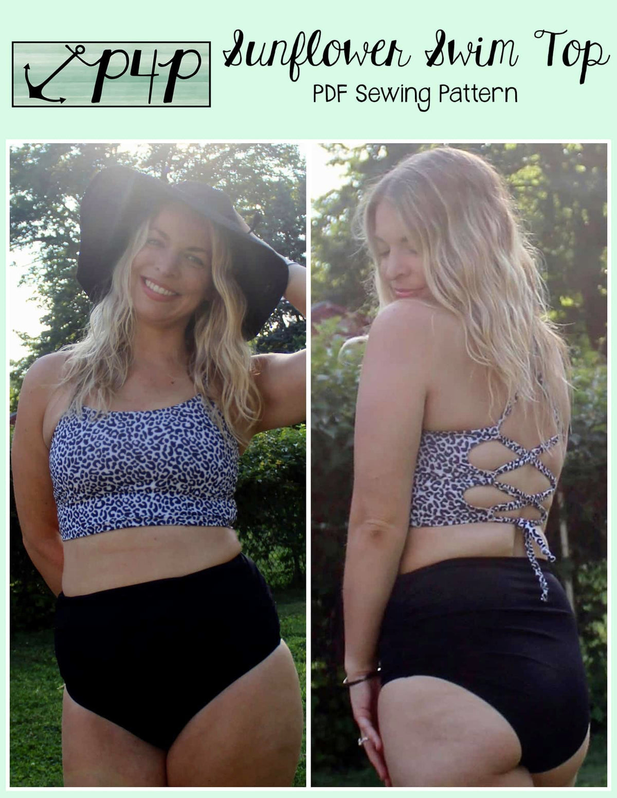 Sunflower Swim Top