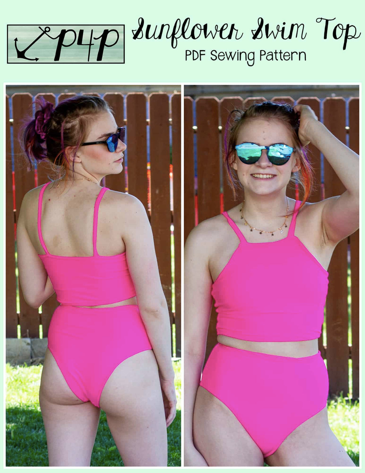 Sunflower Swim Top