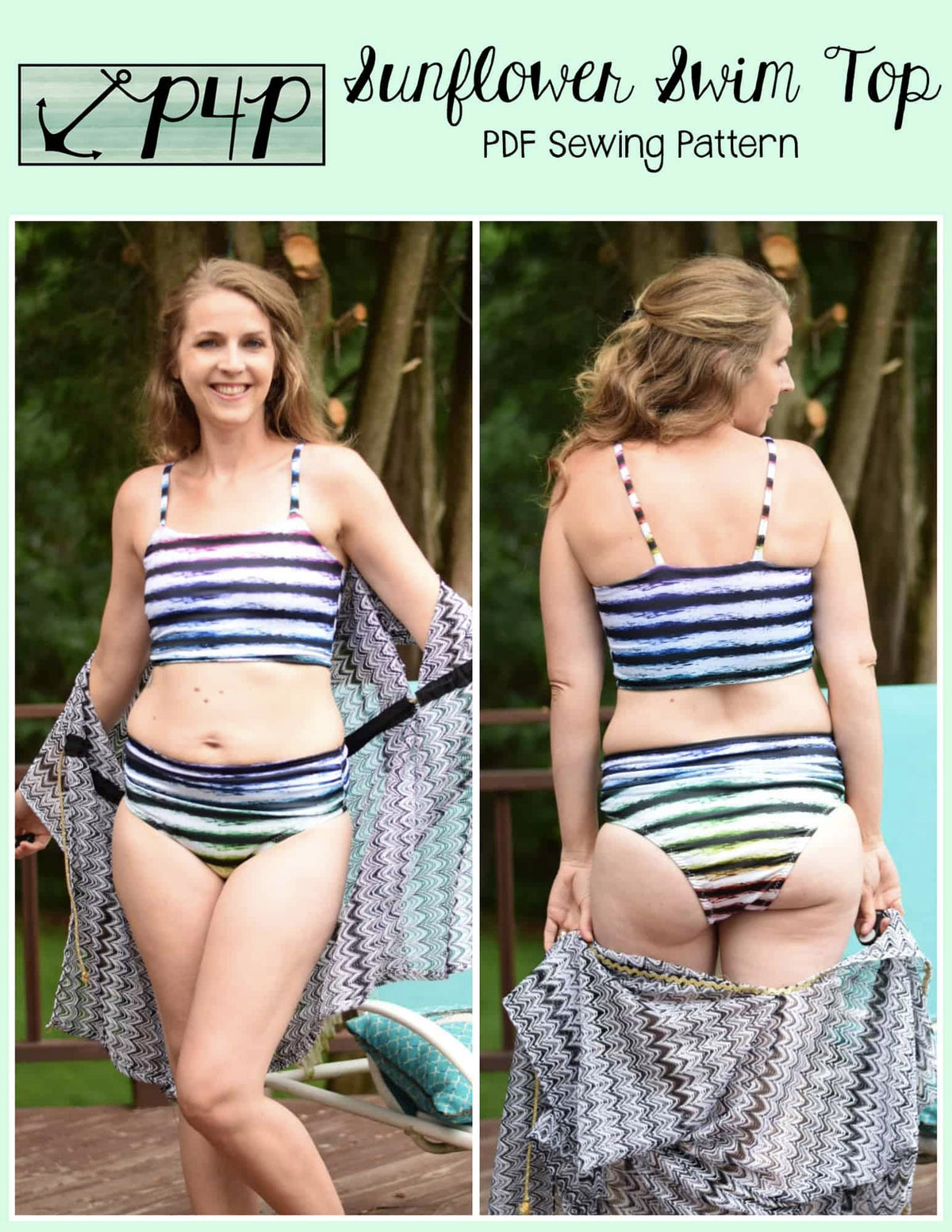 Sunflower Swim Top