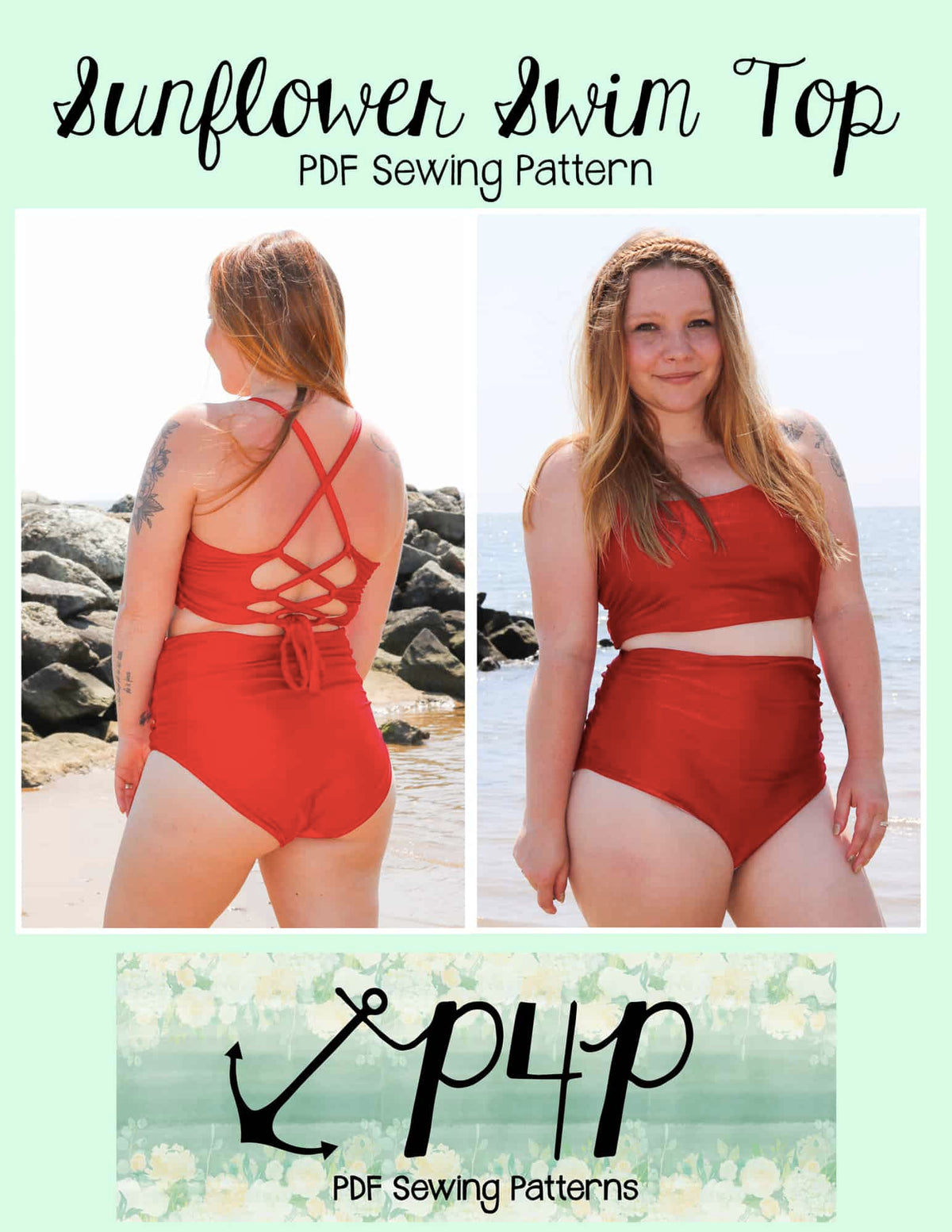 Sunflower Swim Top