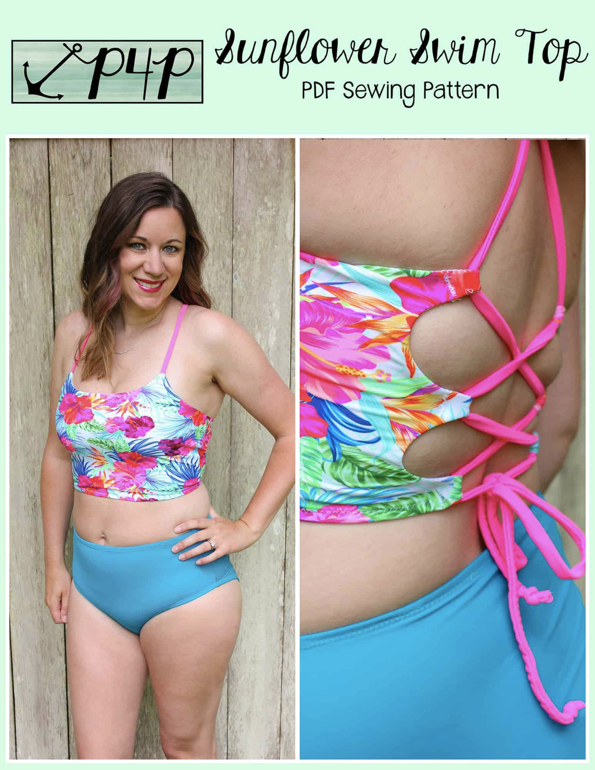 Sunflower Swim Top