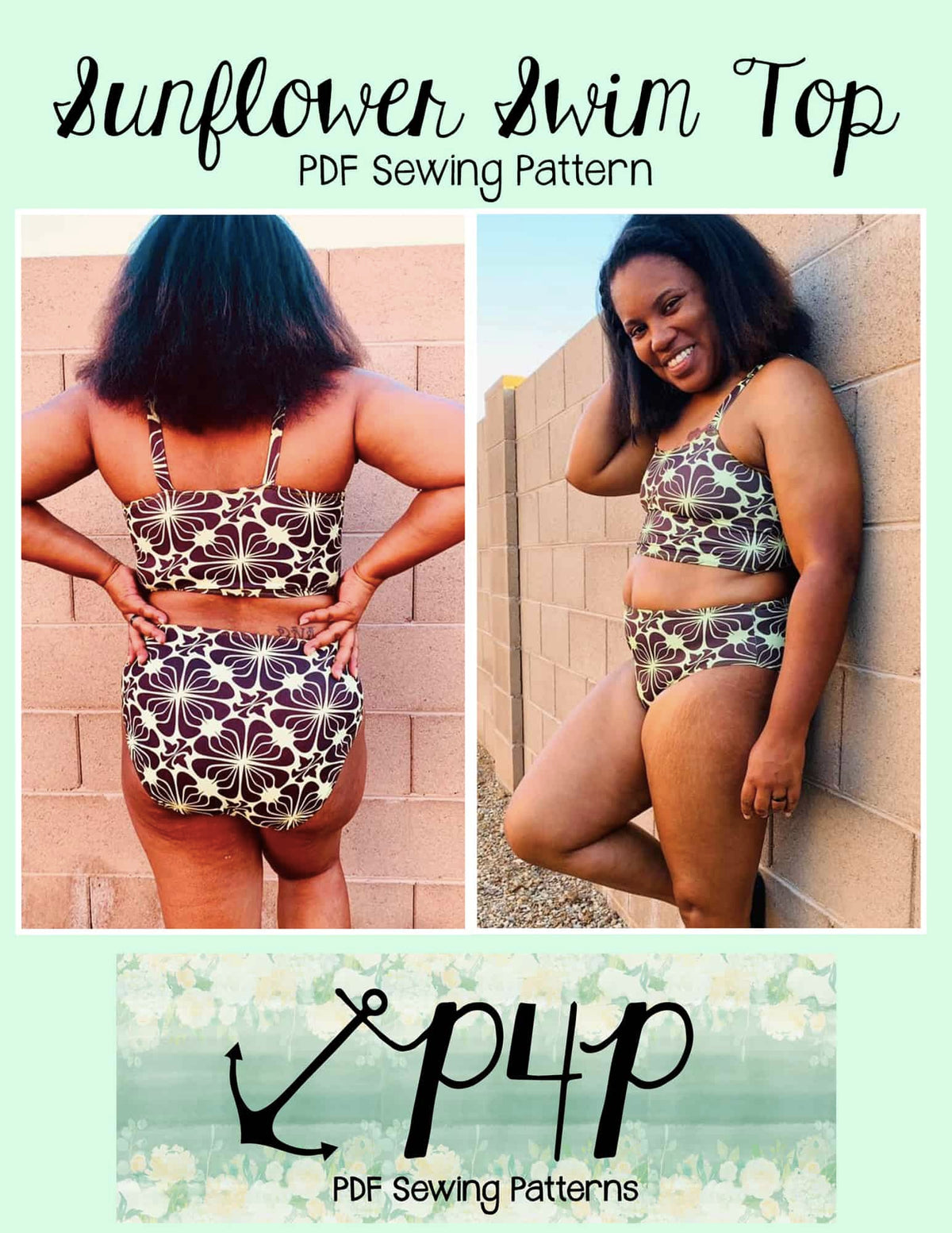 Sunflower Swim Top