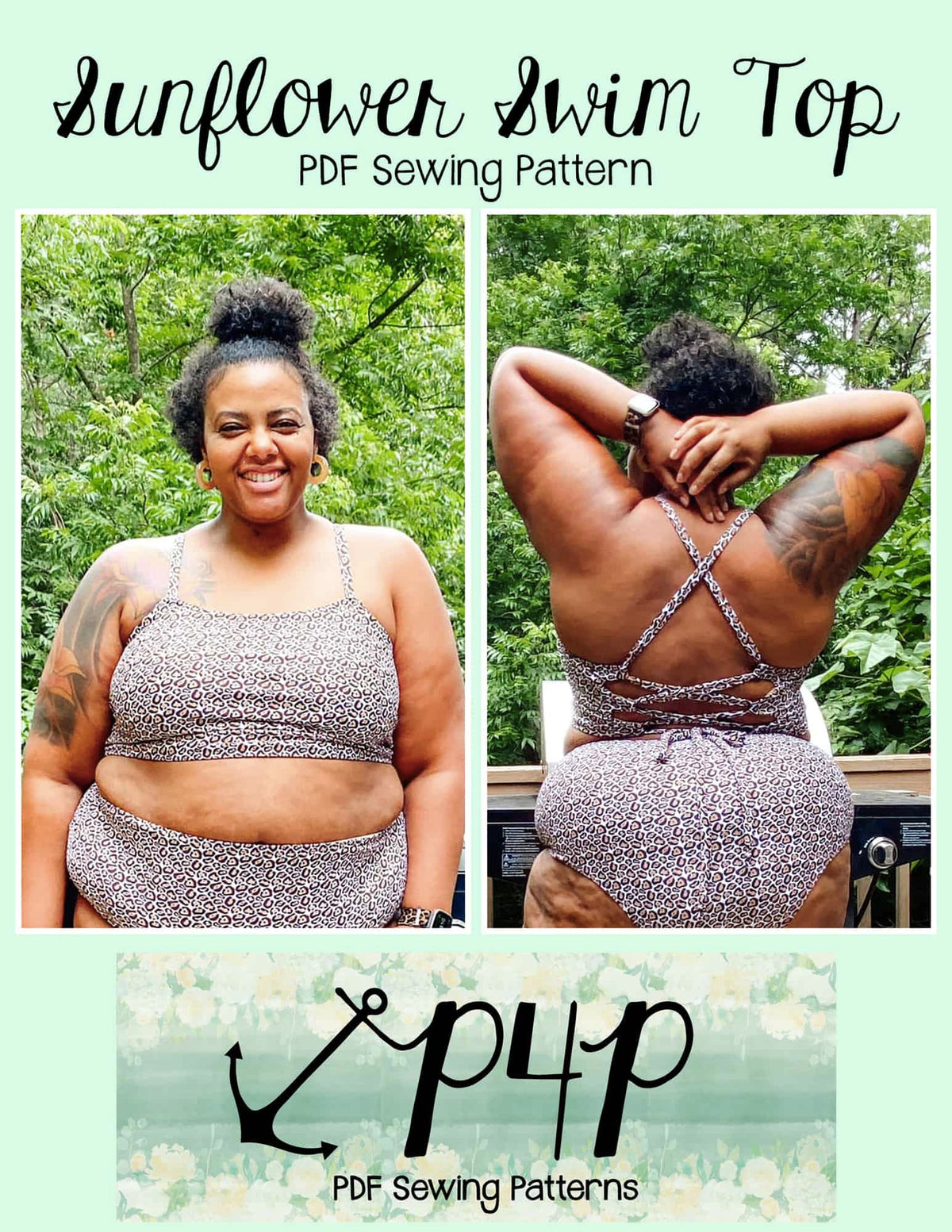 Sunflower Swim Top