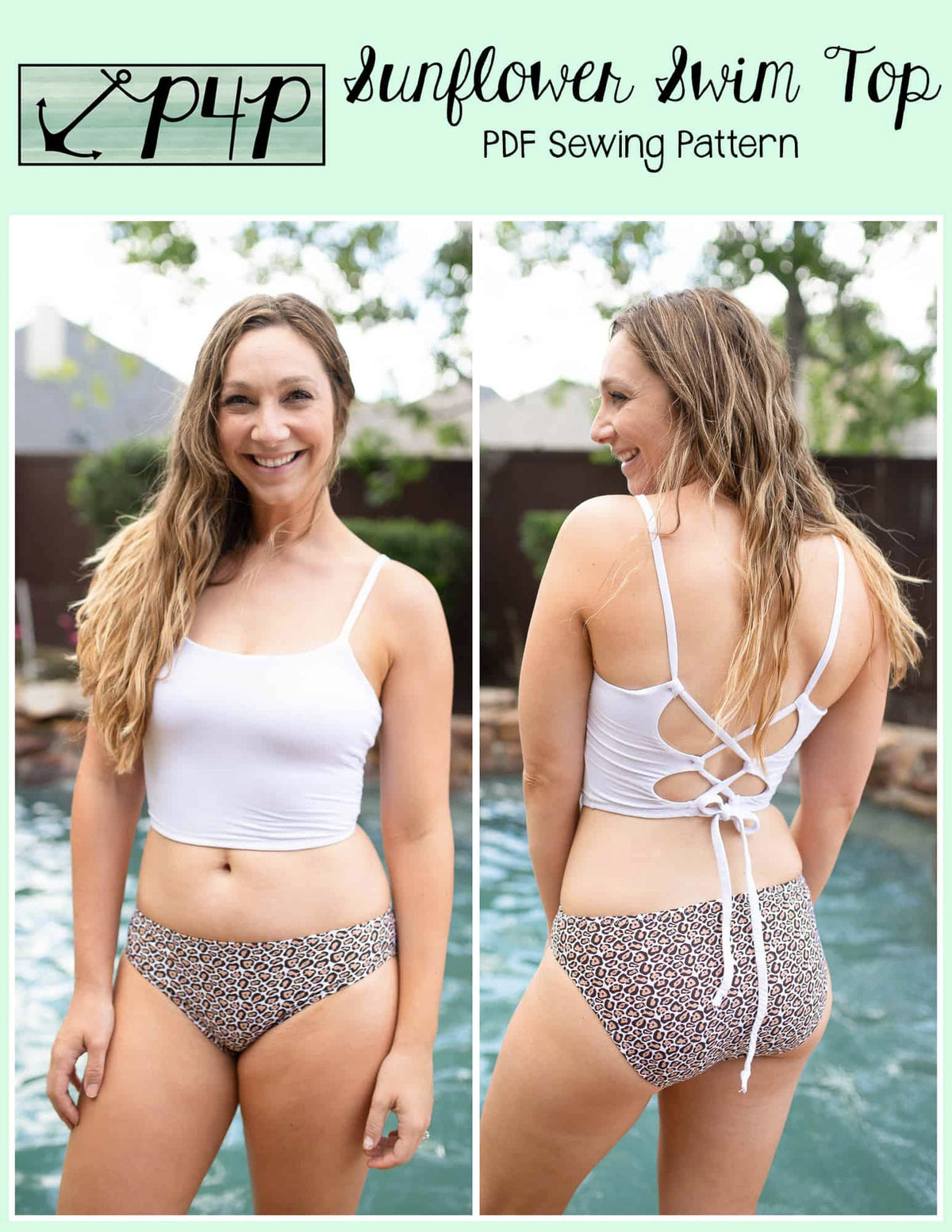 Sunflower Swim Top