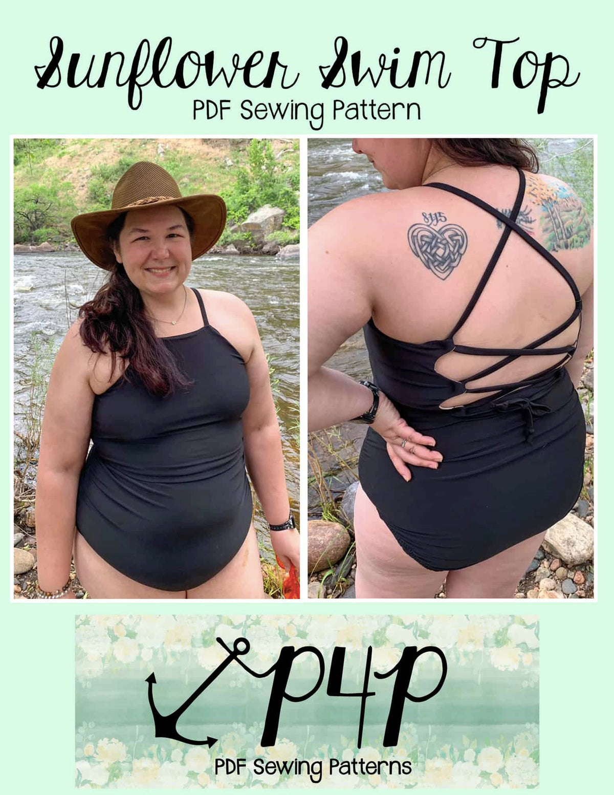 Sunflower Swim Top