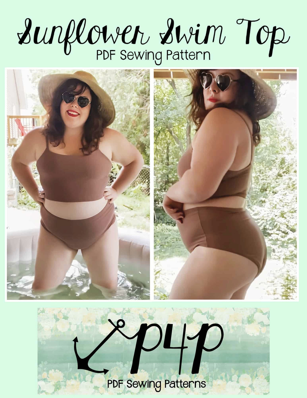 Sunflower Swim Top