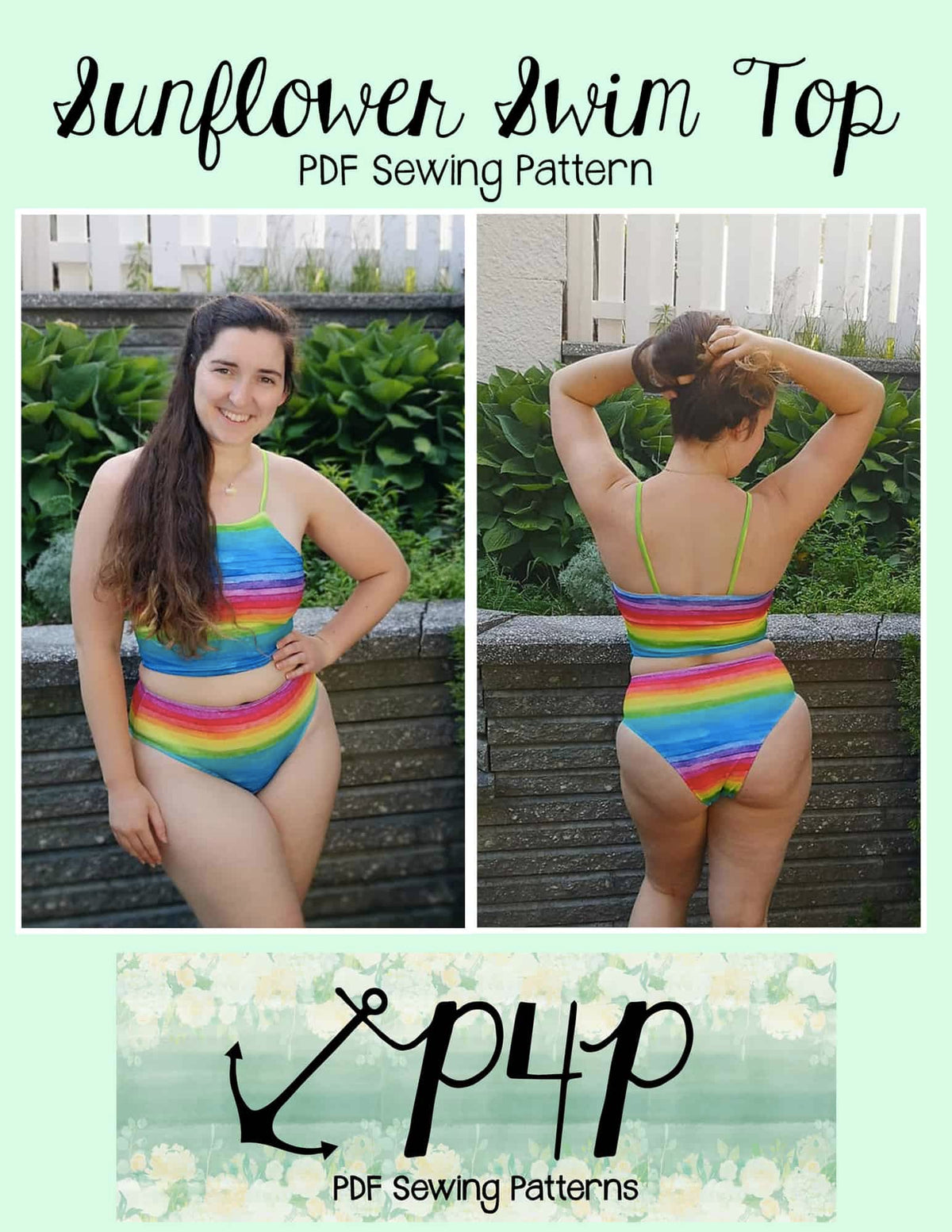 Sunflower Swim Top
