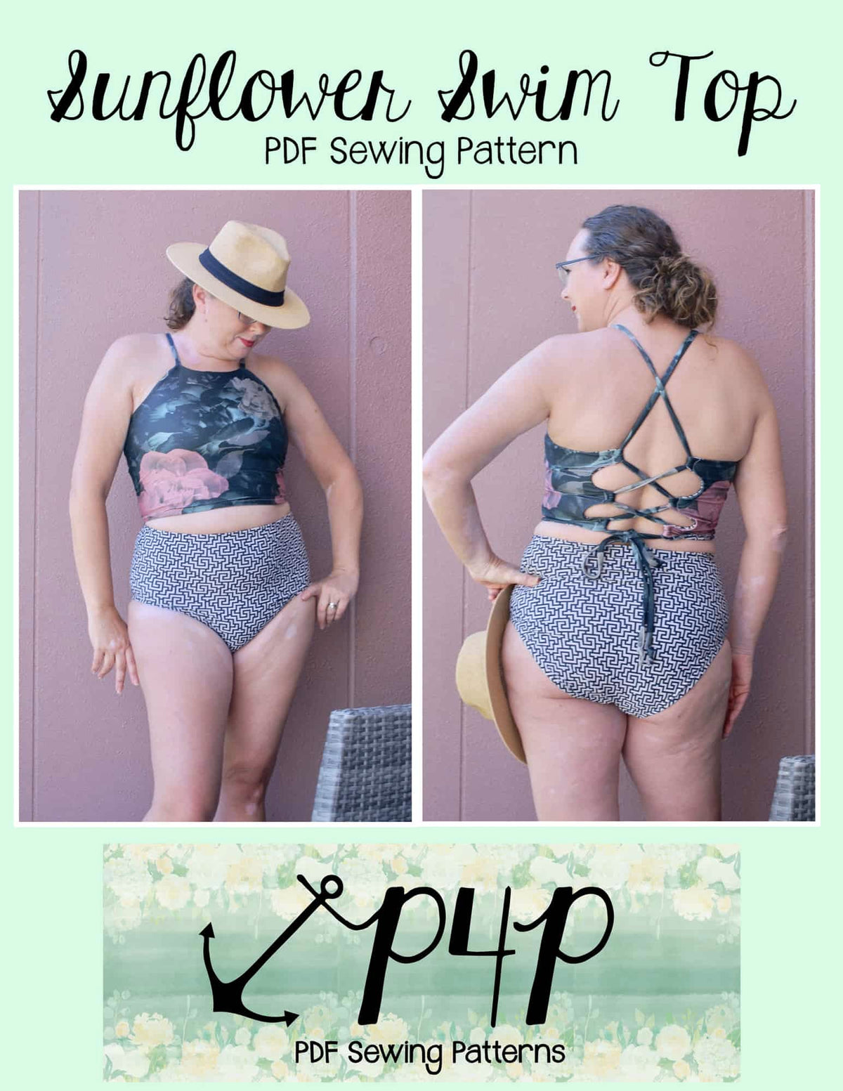 Sunflower Swim Top