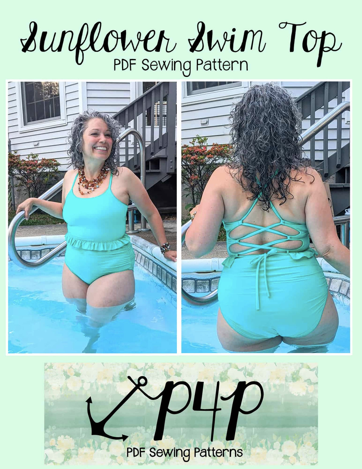 Sunflower Swim Top