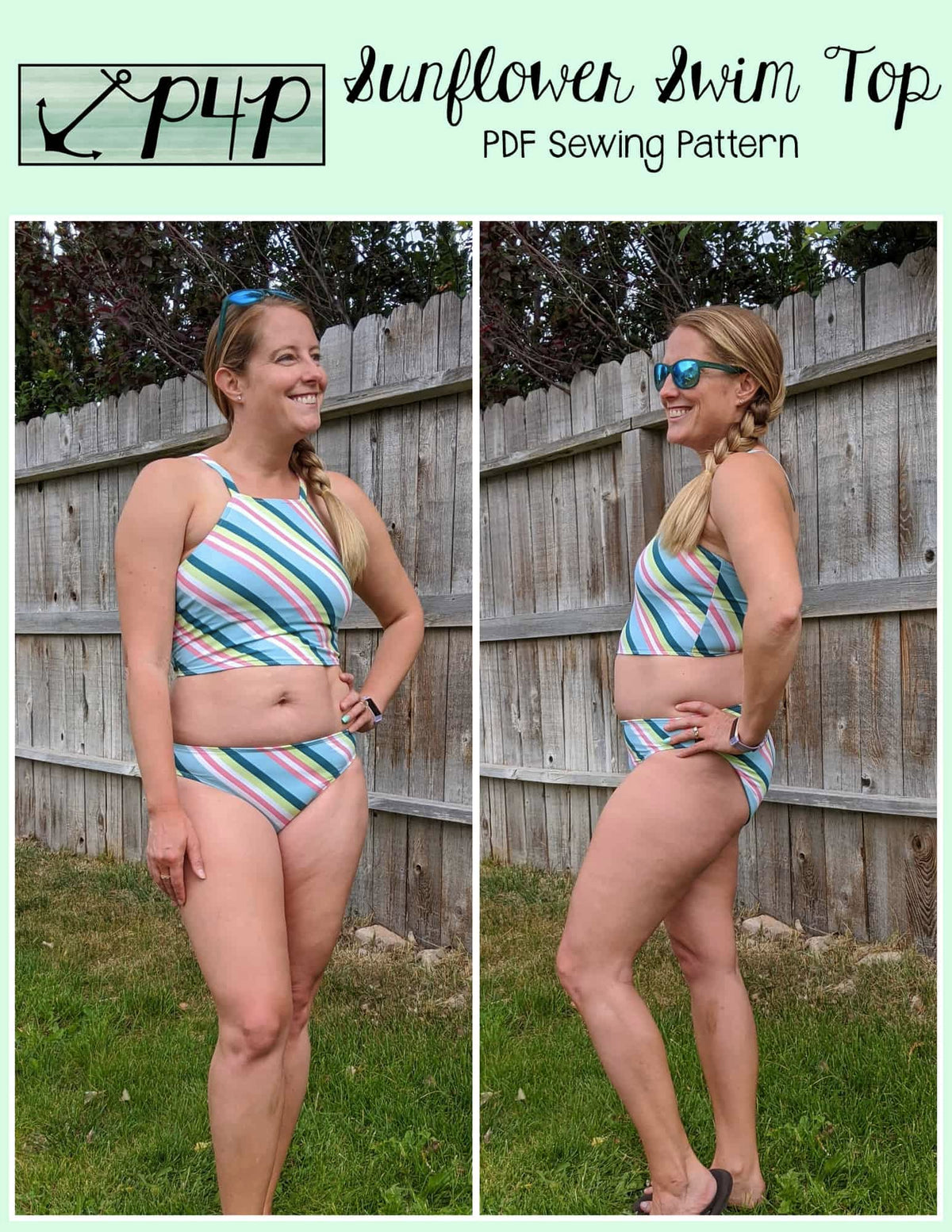 Sunflower Swim Top