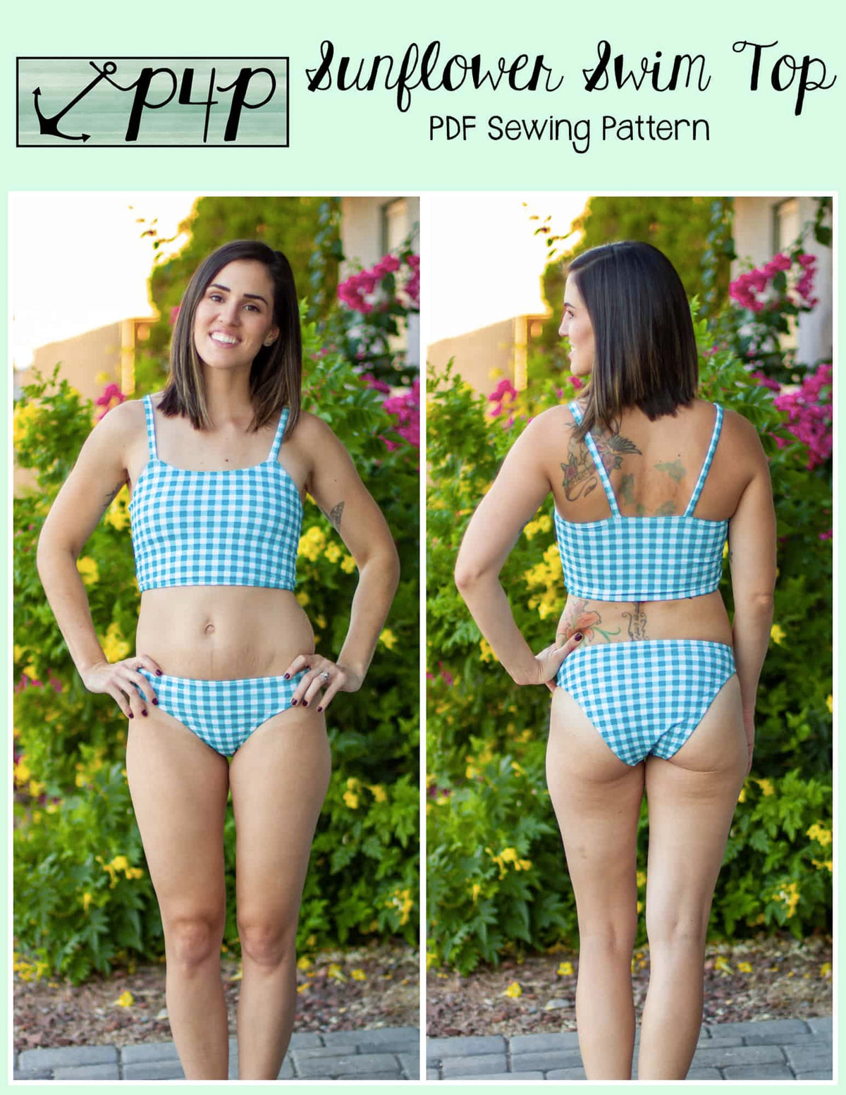 Sunflower Swim Top