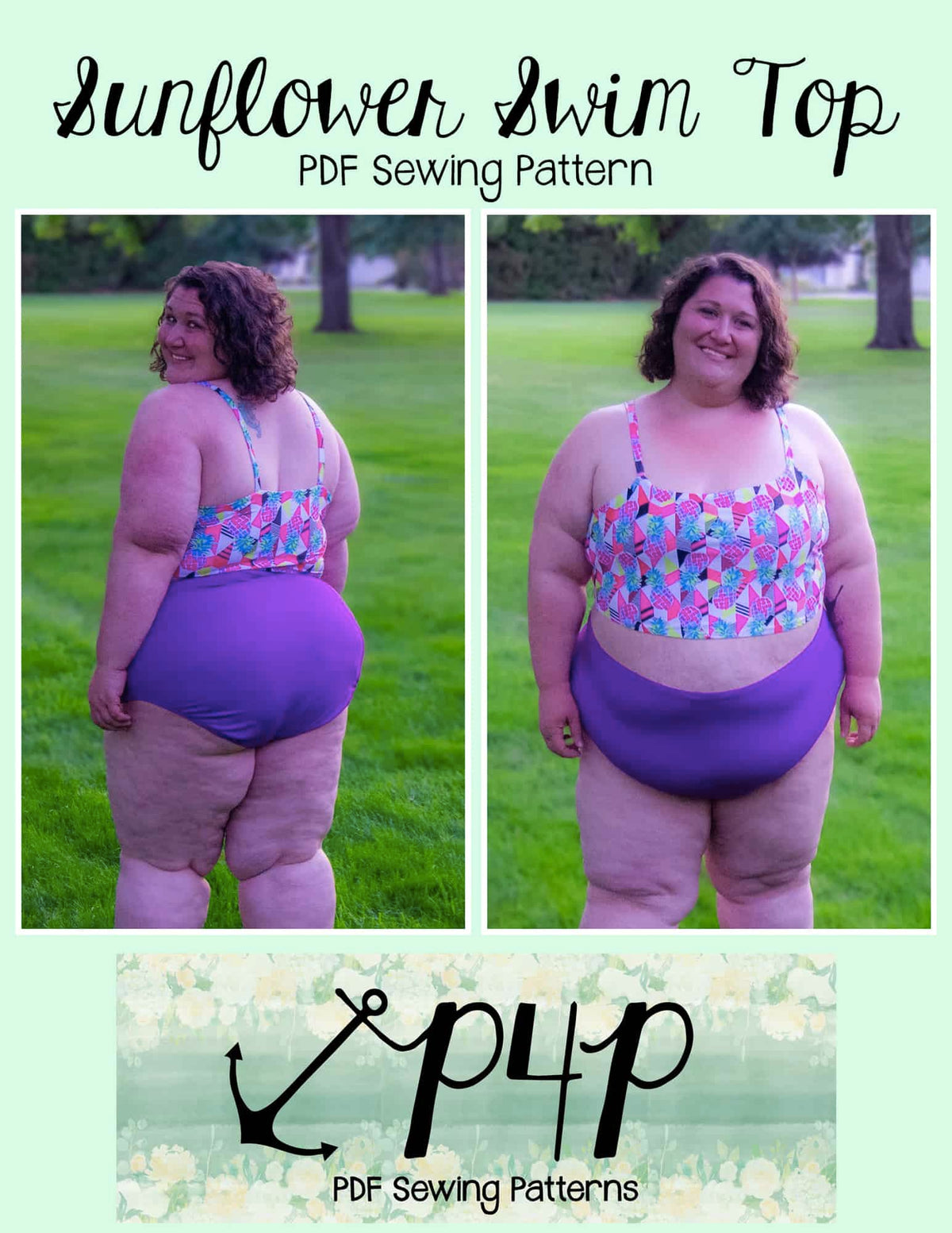 Sunflower Swim Top