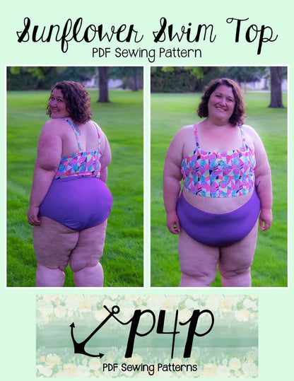 Sunflower Swim Top