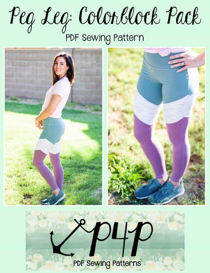 Peg Legs- Colorblock Pack
