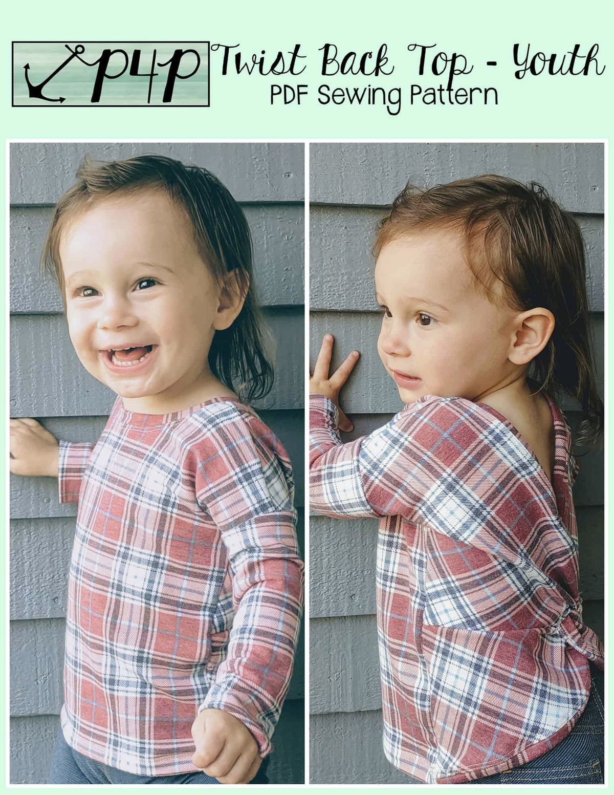 Twist Back Top- Youth