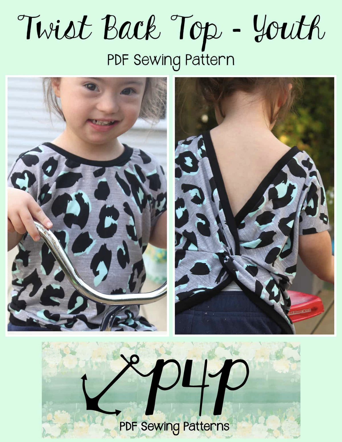 Twist Back Top- Youth