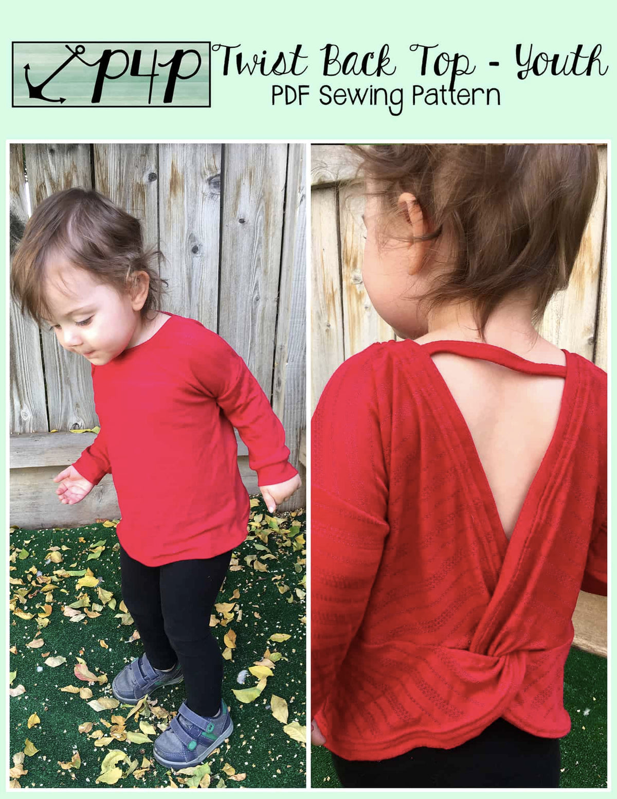 Twist Back Top- Youth
