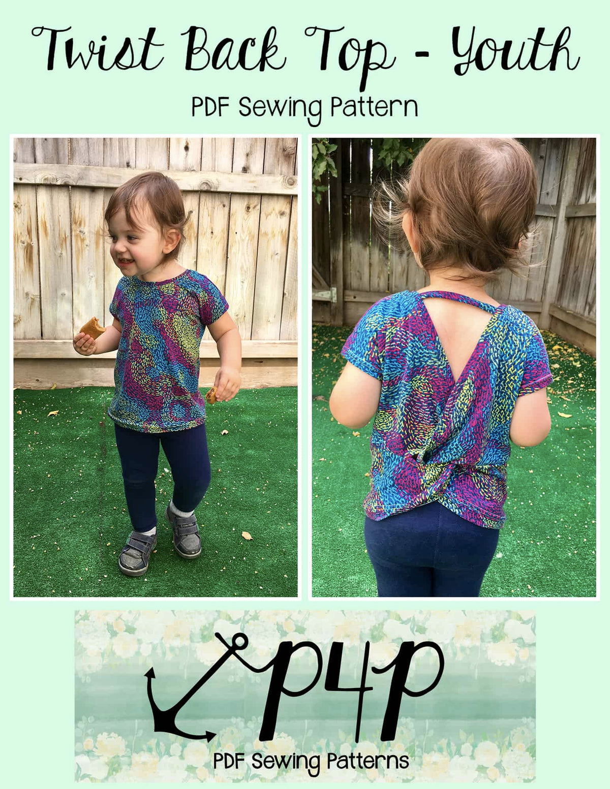 Twist Back Top- Youth