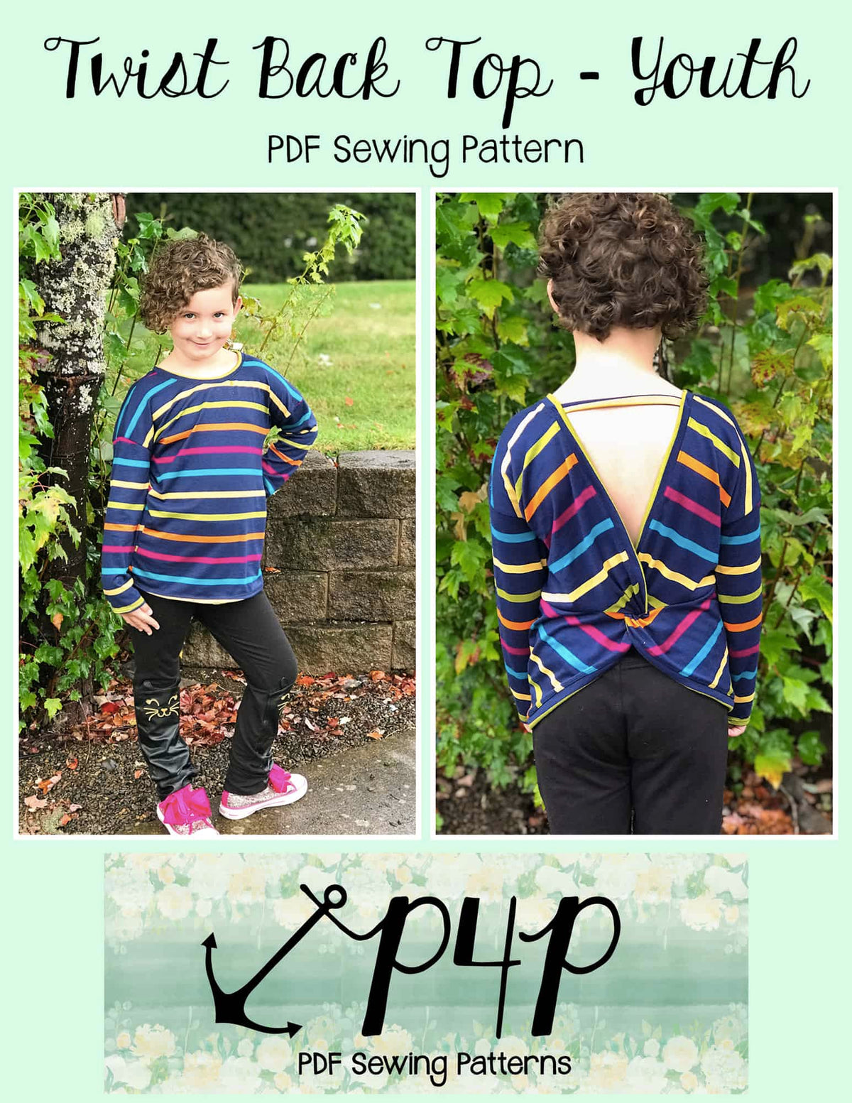 Twist Back Top- Youth