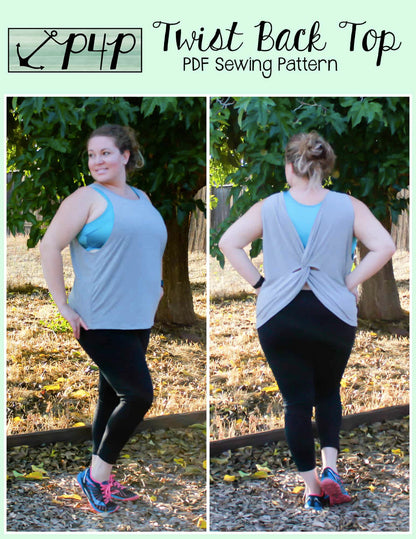 Twist Back Top