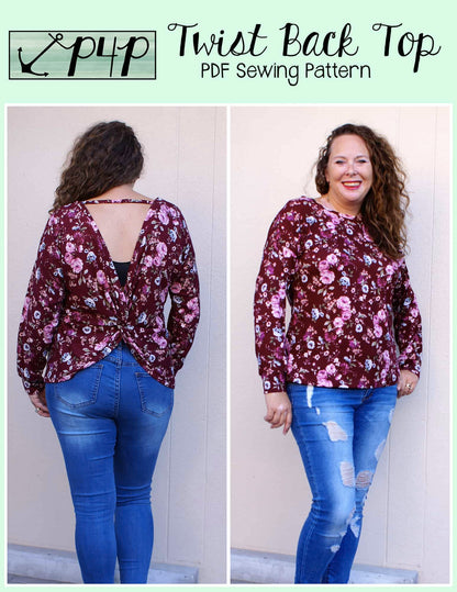 Twist Back Top