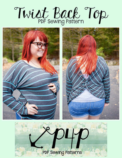 Twist Back Top